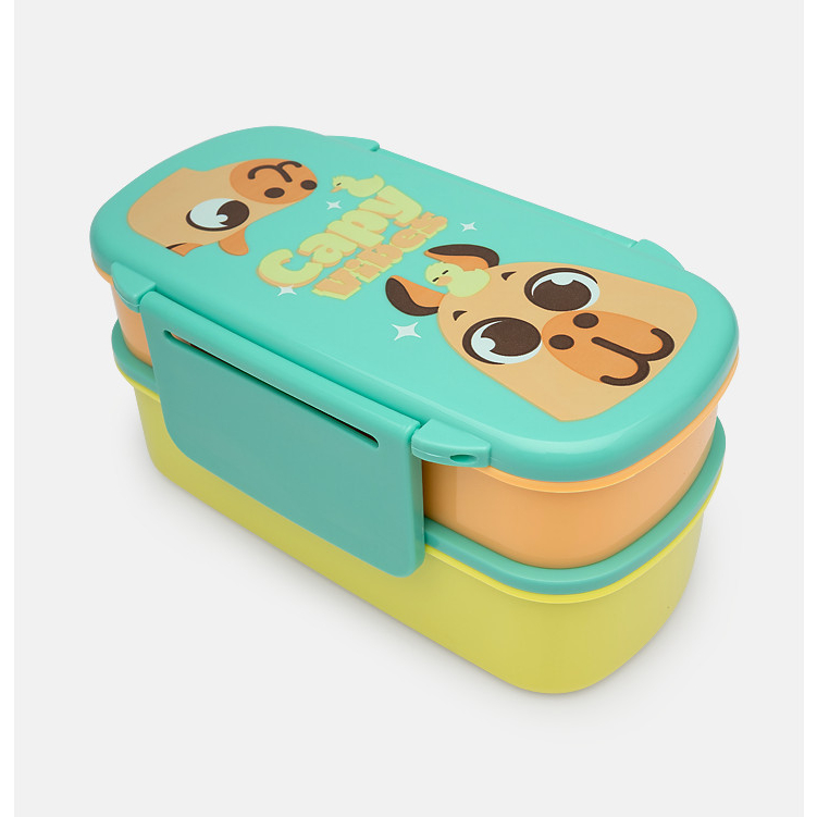 Marmita Média Infantil Escolar Capivara Capy Bora Puket em Oferta na Shopee