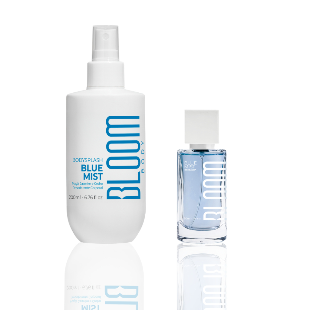 Kit Body Splash e Perfume Capilar Blue Mist em Oferta na Shopee