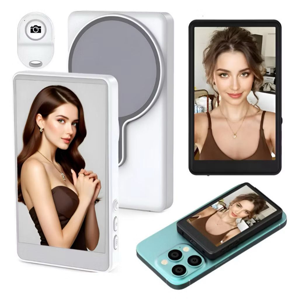 Tela Magnética Monitor Para Celular Sem Fio Smartphone Selfie Vlog Gravação em Oferta na Shopee