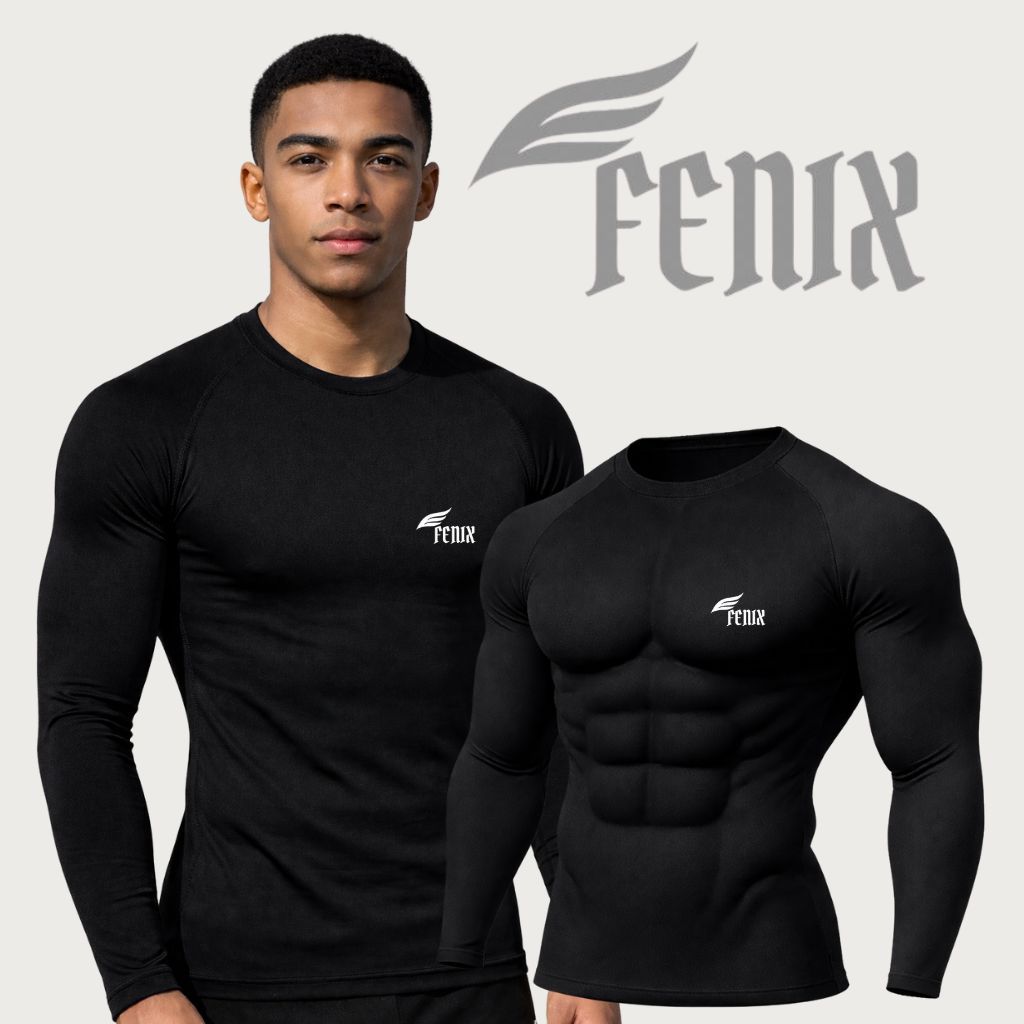Camisa Térmica Masculina Segunda Pele Proteção Uv Blusa Térmica