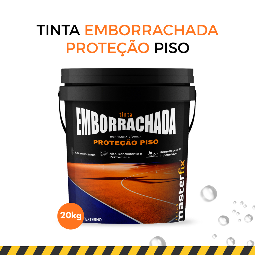 Tinta Piso Premium Emborrachada Masterfix Proteção Piso 20kg e 4kg em Oferta na Shopee