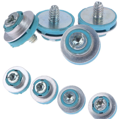 Kit com 4 Parafuso 3.5 para montagem de HDD Anti-Vibração e Anti Ruído