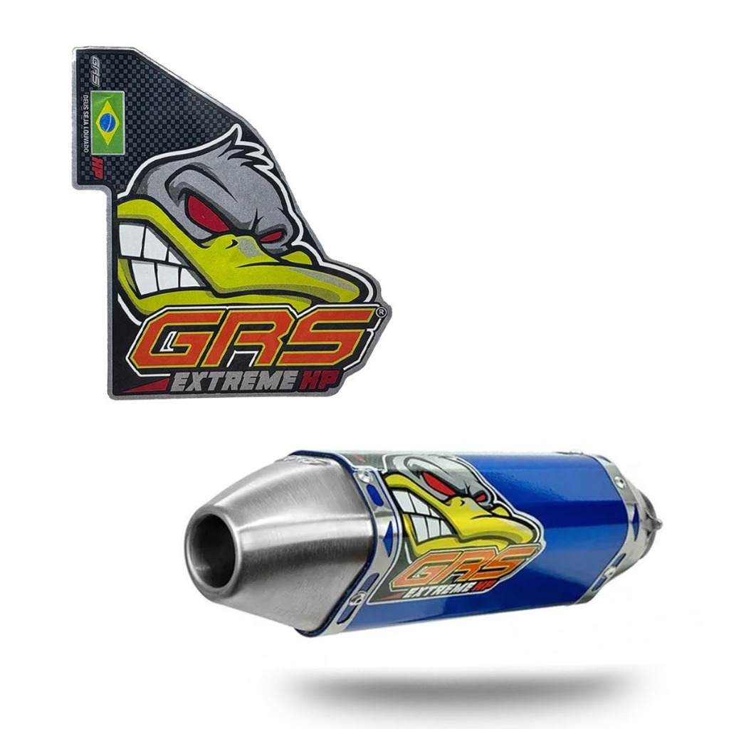 Adesivo Da Ponteira Do Escapamento Grs Extreme Hp em Oferta na Shopee