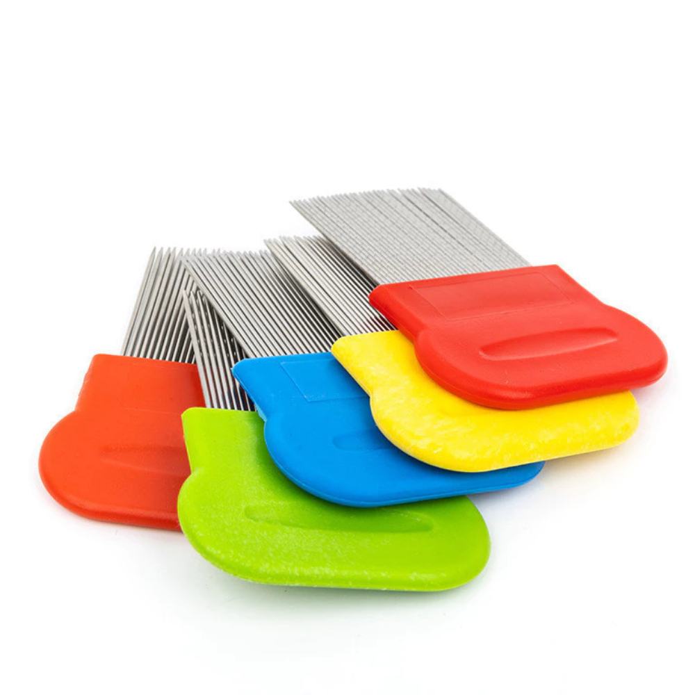 Pente Fino Extrator de Piolhos, Lêndeas, Pulgas Serve para Adulto, Crianças e Pets