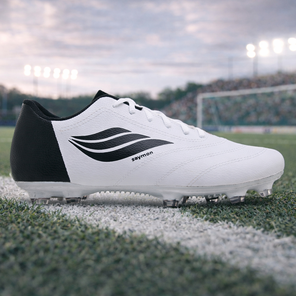Chuteira De Campo Com Aderência Resistente Solado Costurado Bicolor Saymon Original Promo em Oferta na Shopee