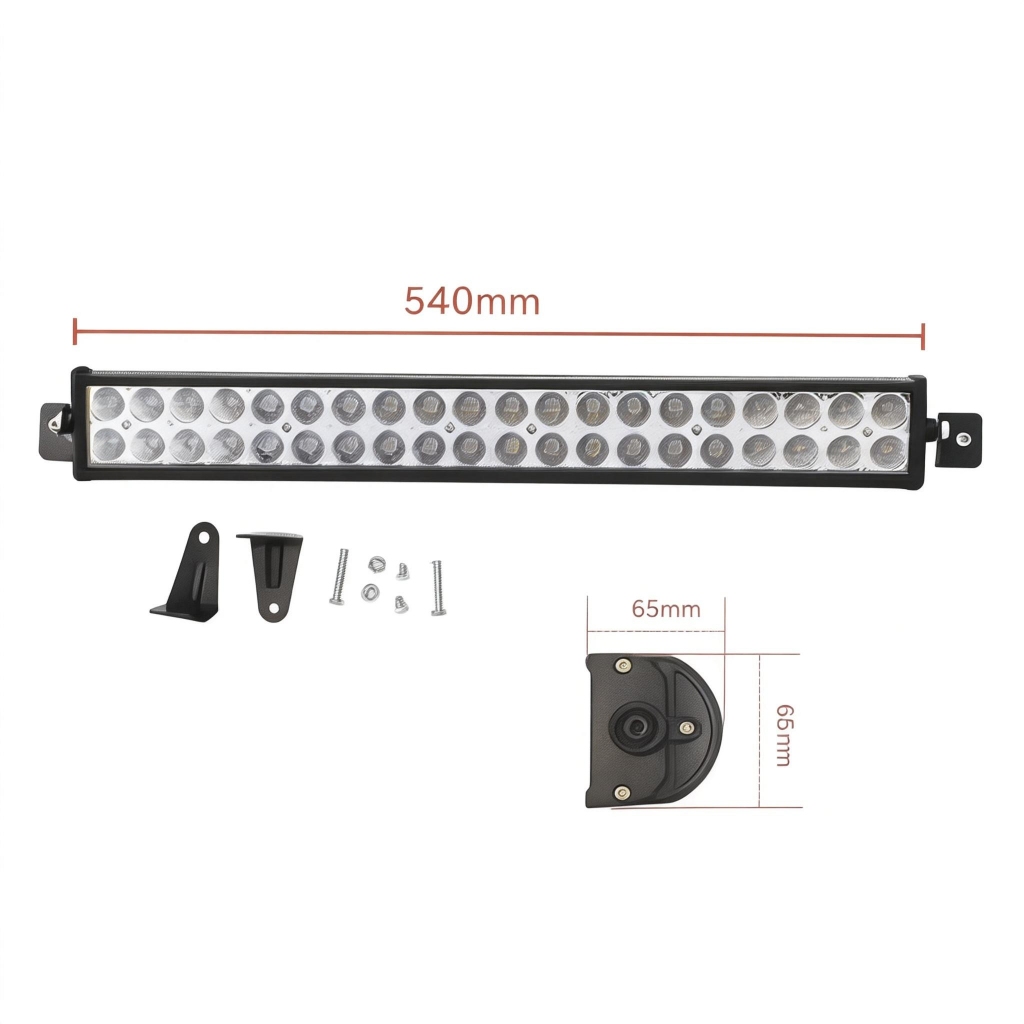 Barra Farol Auxiliar Milha Led Cree 120w Foco 30º Off Road