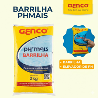 Barrilha Piscina Granulado 2kg Ph Mais Piscina Elevador De Ph Genco em Oferta na Shopee
