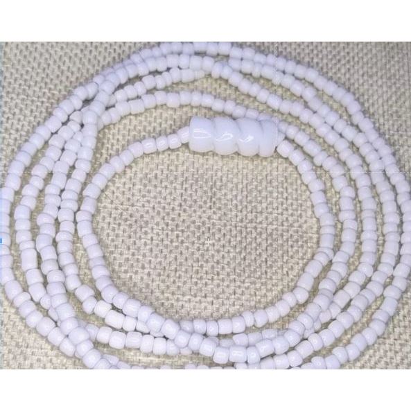Guia de proteção Oxalá miçangas brancas com ou sem firma, fio de Umbanda, Candomblé ,Axé, Fé