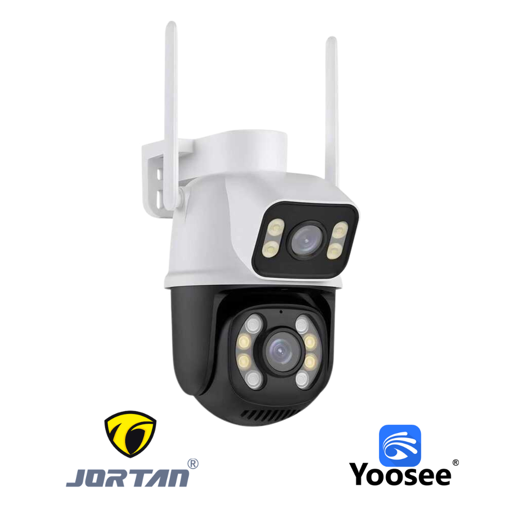 Câmera De Segurança a Prova de água Lente Dupla APP YOOSEE IP66 Camera IP WiFi 360 em Oferta na Shopee