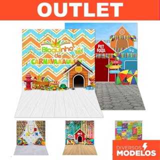 Fundo Fotográfico Carnaval Pet Shop Vários Modelos Queima Estoque 120x170 em Oferta na Shopee