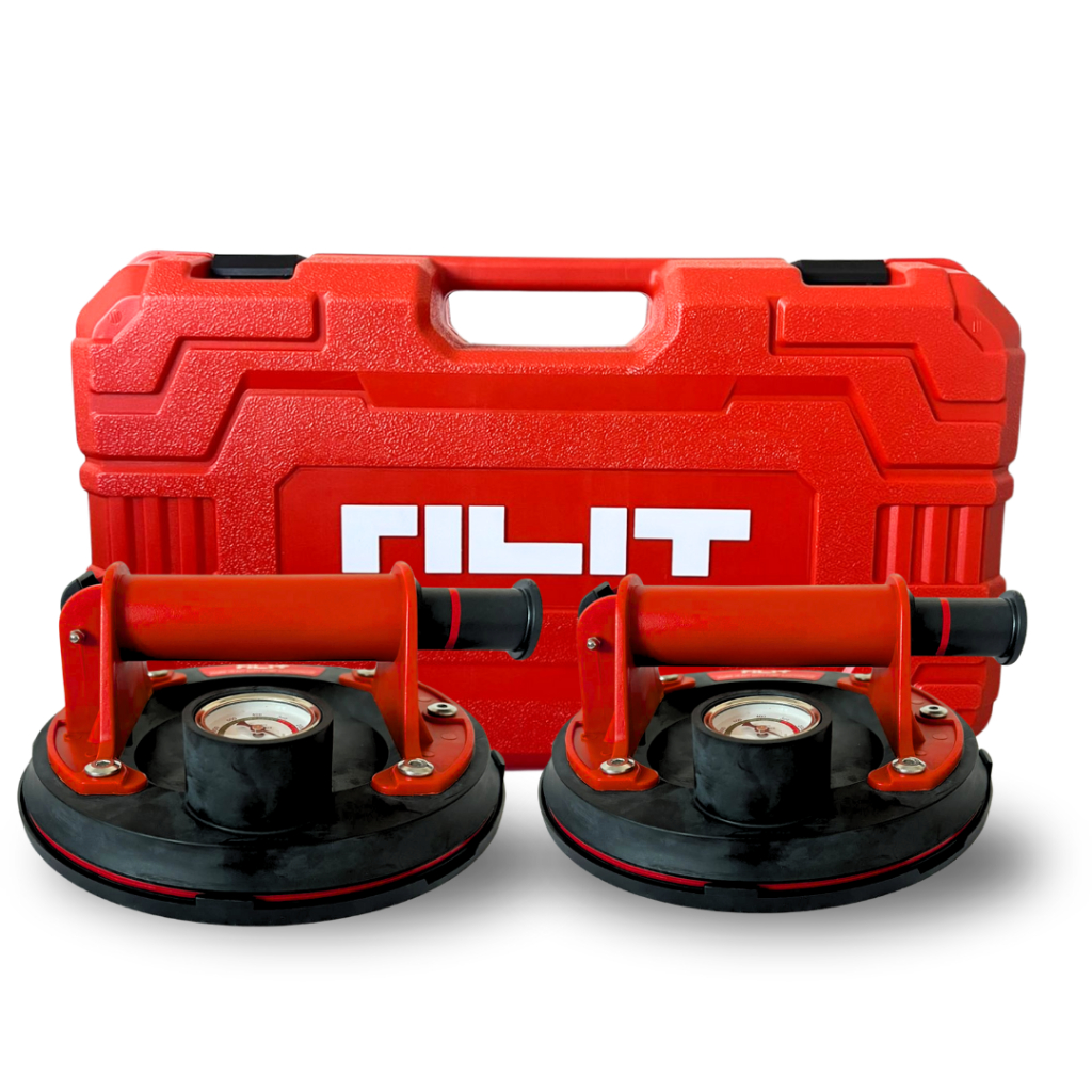 Kit 2 Ventosas Á Vácuo Profissionais C/ Maleta 400kg pisos em Oferta na Shopee