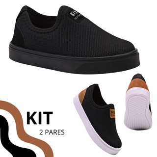 Kit Tênis Infantil Menino Confortável Macio em Oferta na Shopee