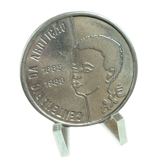 100 CRUZADOS 1988 SÉRIE AXÉ MENINO BRASIL
