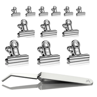 Presilhas + Pinça Curvatura C Unhas Profissional Nail Designer em Oferta na Shopee