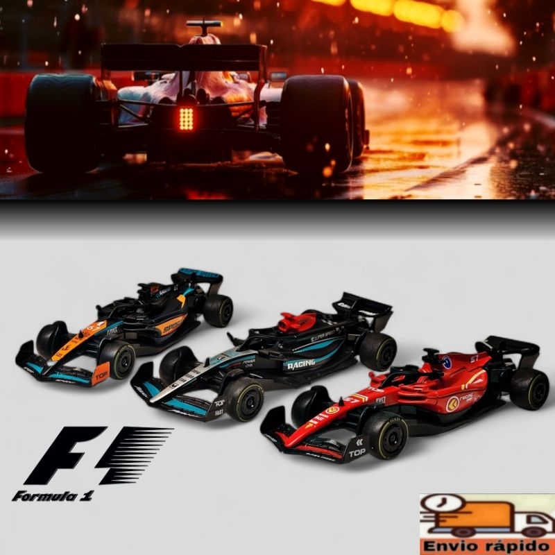 Miniatura de Ferro 1/43 Formula 1 Fricção Coleção Carrinho Diecast em Oferta na Shopee