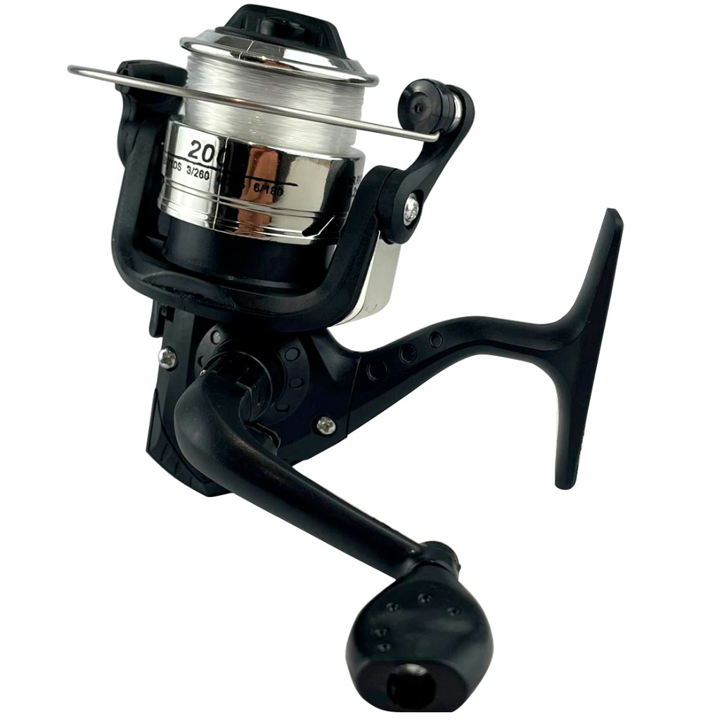 Molinete De Pesca Lorben 200 Ultra Light Pequeno Já Com Linha