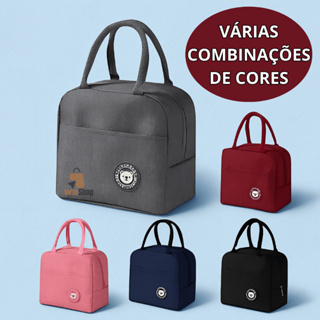Bolsa Térmica Para Marmita Com Alça Lancheira Viagem Feminina Masculino em Oferta na Shopee