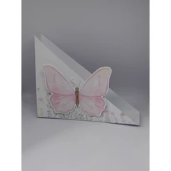 Porta Guardanapo personalizado tema borboleta ( fazemos todos os temas)