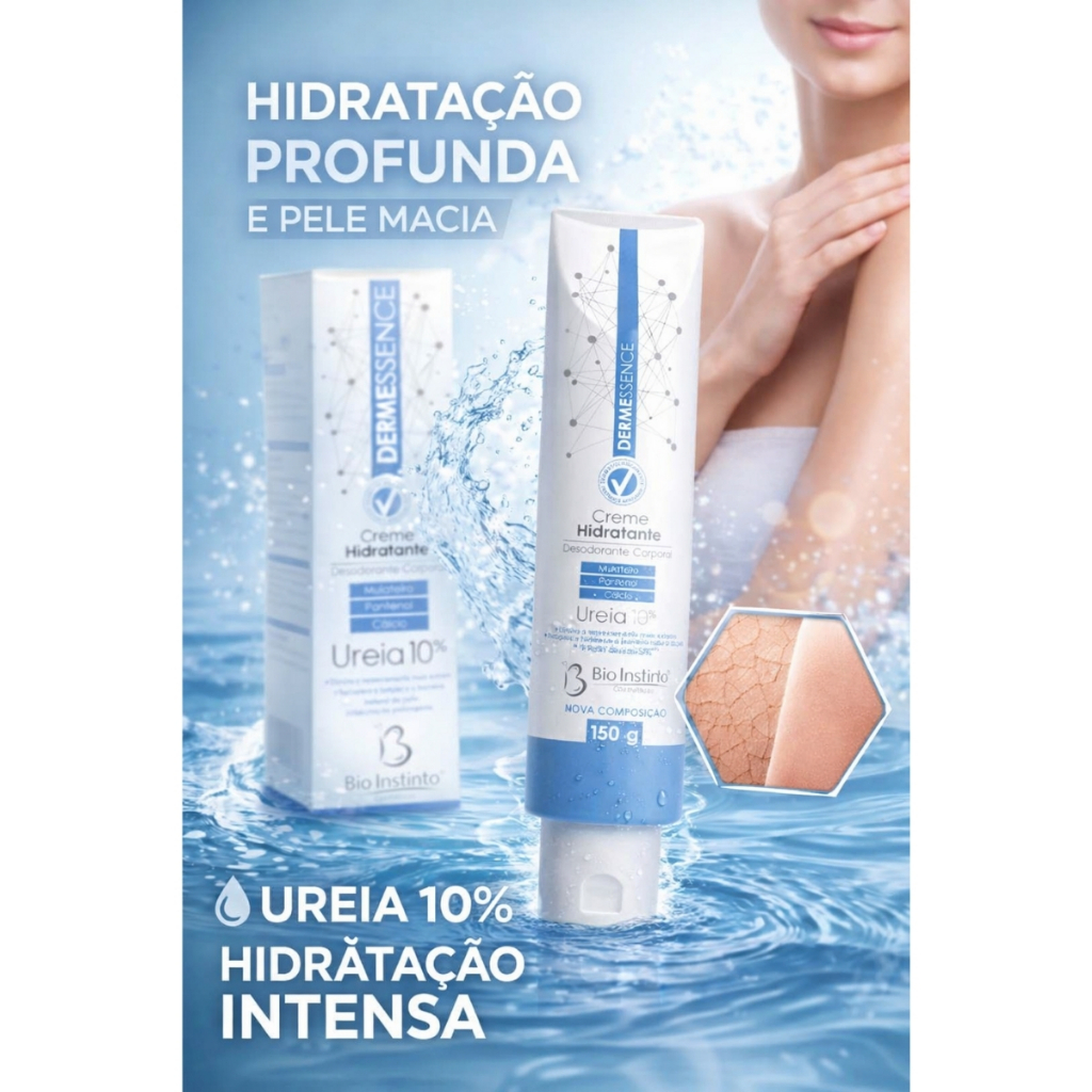 Creme Hidratante Ureia 10% Dermessence 150g – Hidratação Intensa e Reparadora em Oferta na Shopee