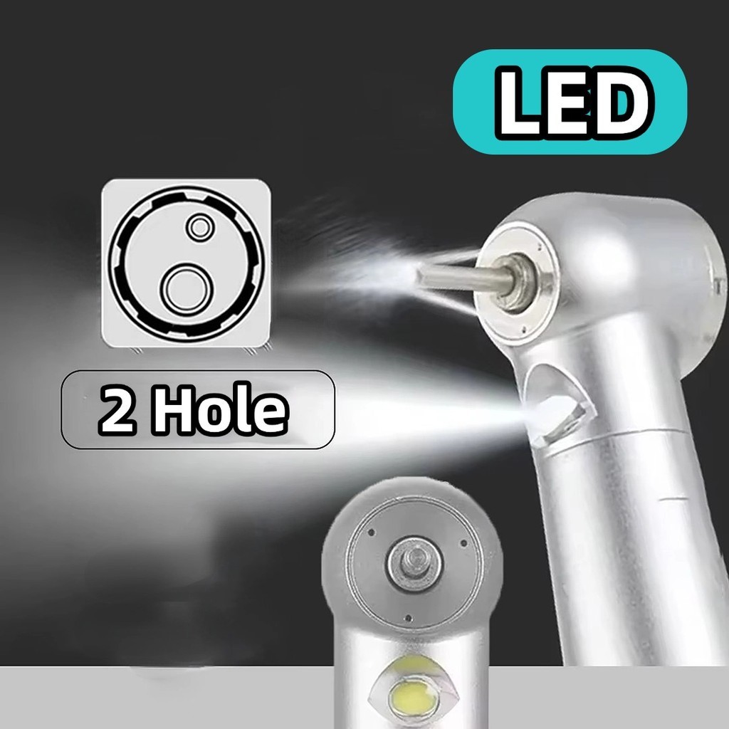 Caneta Rotação Alta COM LED 2 Hole Push Botton 3 Frous