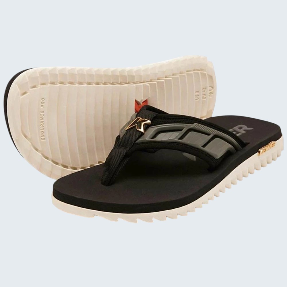 Sandália Kenner Kivah Full Force Masculina - Preto e Branco em Oferta na Shopee