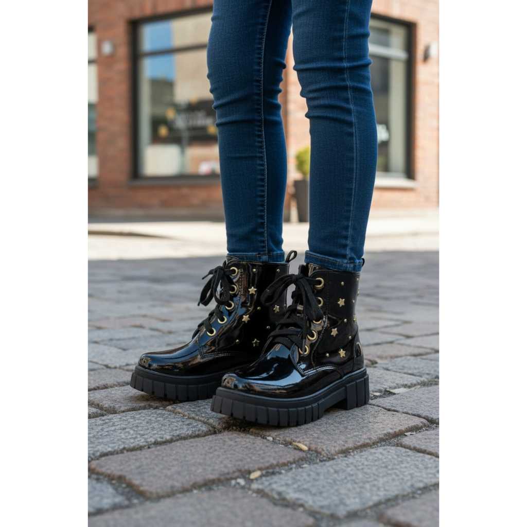 Coturno Verniz infantil blogueirinha menina em Oferta na Shopee