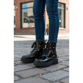 Coturno Verniz infantil blogueirinha menina em Oferta na Shopee