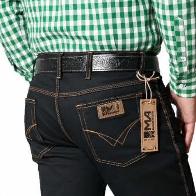 Calça Masculina Country Elastano Para Serviço Tradicional Barata Reforçada Para Trabalho Rodeio