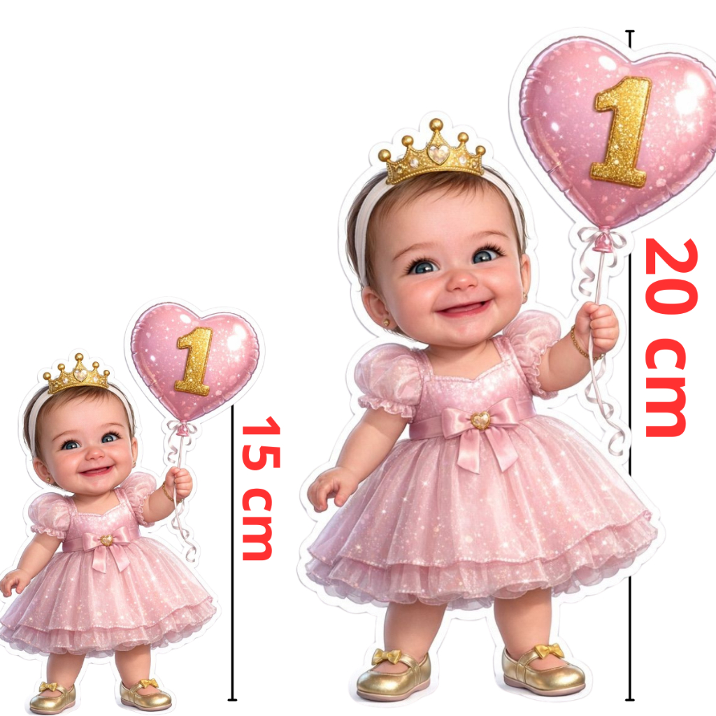 Apliques Personalizados 15cm e 20cm com Imagem para Festa, Mascotinho IA – NÃO FAZEMOS a ARTE