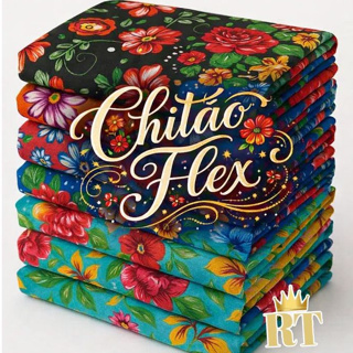 3 Metros de Tecido Chitão Flex "chita" (3m x 1,50) de Largura Várias Estampas em Oferta na Shopee