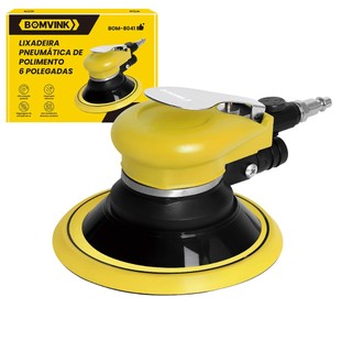 Lixadeira Pneumática Orbital Roto Professional Angular com Coletor de Pó BOMVINK