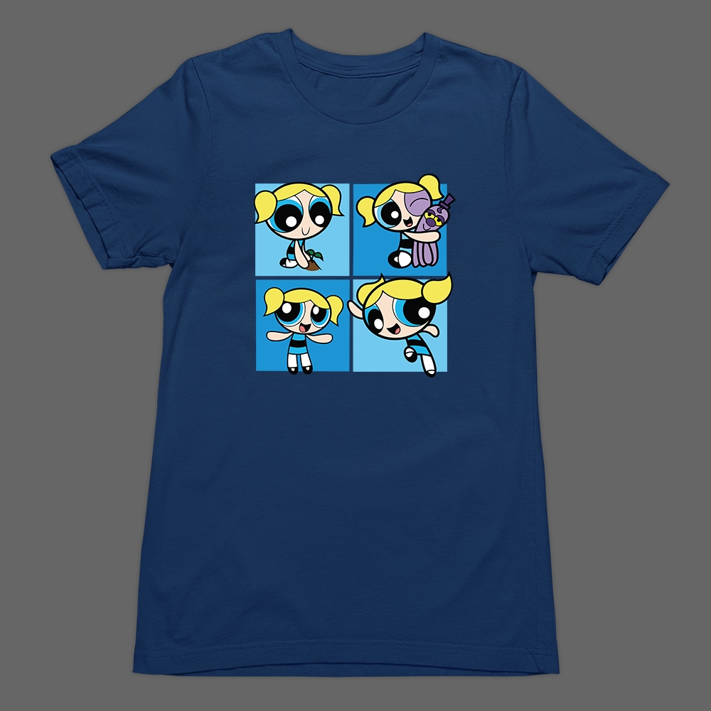Camiseta Básica T-Shirt Meninas Super Poderosas Desenho Lindinha
