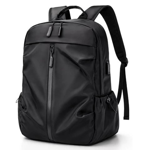 Mochila Impermeável Masculina Faculdade Escolar Resistente USB