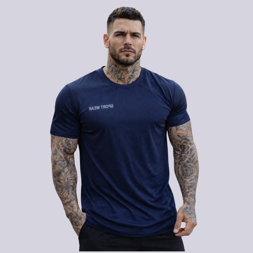 Camiseta Dry Fit Masculina Premium do P ao G3 Respirável Fitness Anti Odor Plus Size Academia Treino Corrida Funcional