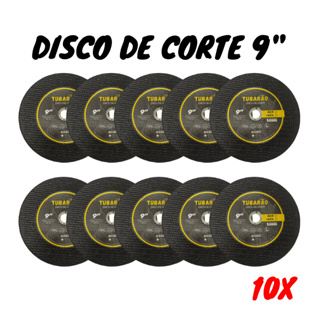 10x Disco De Corte 9 Polegadas 230mm Inox Metal Tubarão em Oferta na Shopee