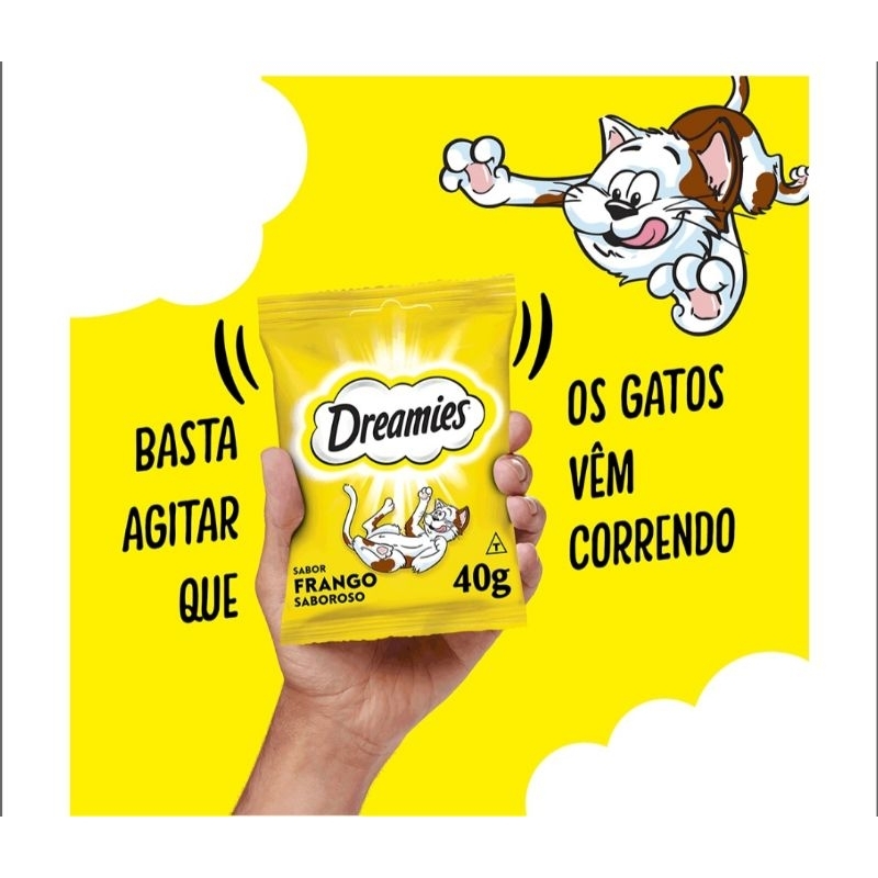 Detalhes do DREAMIES 150g  Petisco para gato sabor Carne  KIT  2 ou 3 und