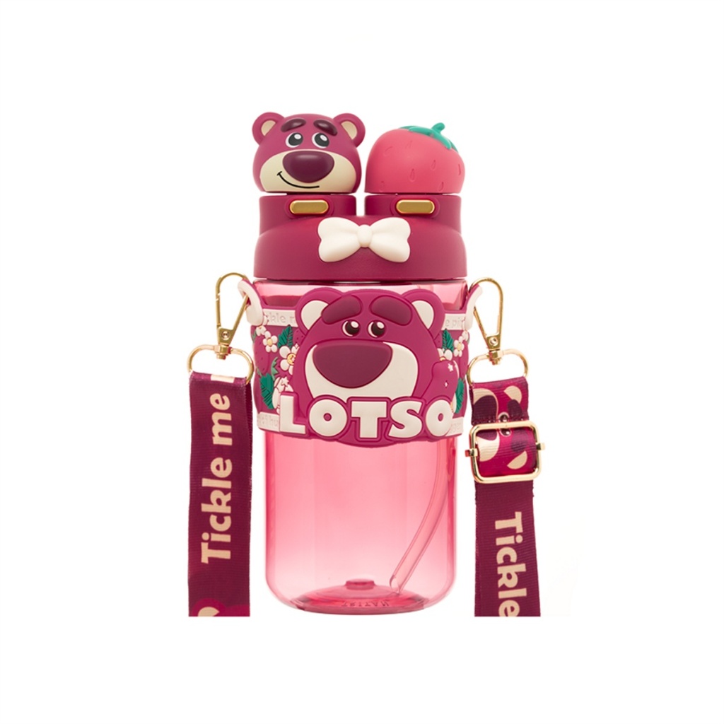 Garrafa Água Infantil Squeeze Lotso Toy Story 700ml Escola Passeio Resistente Disney