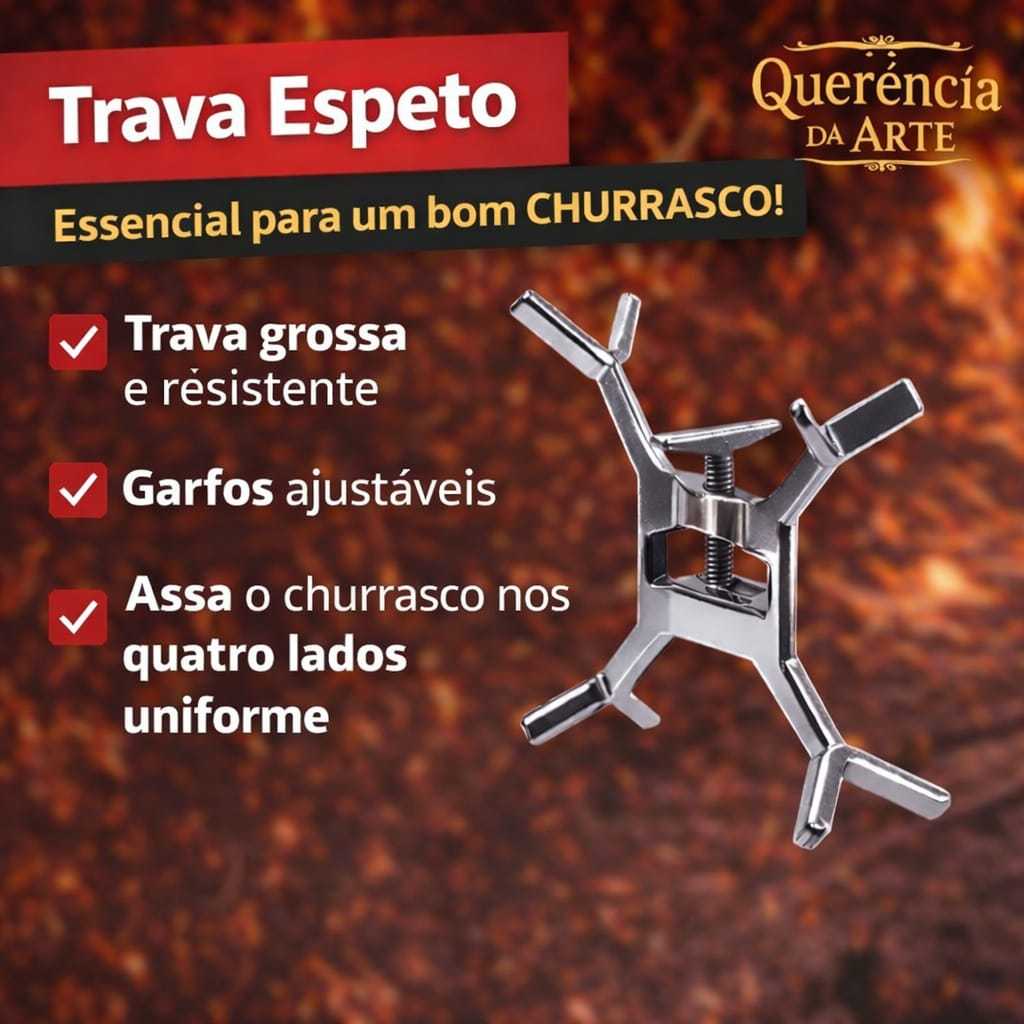 Trava Para Espetos Churrasco em Oferta na Shopee