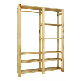 Estante Pinus Natural Planta Sala Lavanderia Moderna em Oferta na Shopee