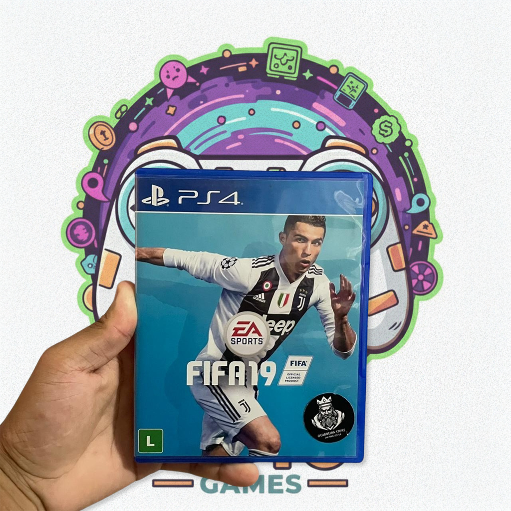 Fifa 19 - PS 4 - Jogo em CD - Original - Midia Física - Garantia de 90 dias