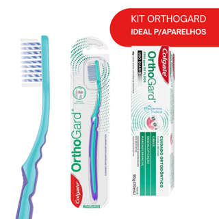 Kit Colgate OrthoGard - Escova Especial em U + Gel Dental 5.000ppm Flúor - Proteção Total para Aparelho em Oferta na Shopee