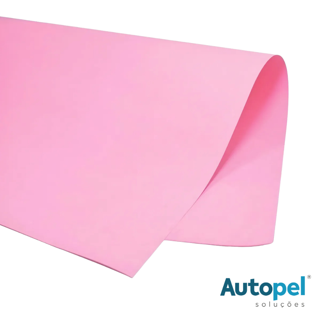 Papel Color Set Rosa 20 Folhas Para Artesanato Escolar Origami Premiatta