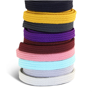 Kit com (20,15, 10, 5 ou 2) pares de Cadarço Chato 120 cm Reforçado para Tênis, Moletom ou Bermudas em Oferta na Shopee