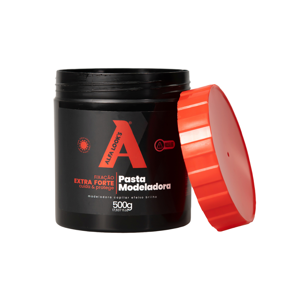 PASTA MODELADORA 500G TRADICIONAL - ALFA LOOK'S INCOLOR EFEITO BRILHO