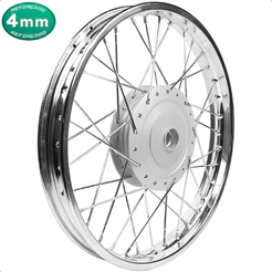 Roda Dianteira Raiada 4mm Honda Biz 125 Biz 110 Tambor
