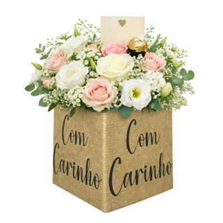 KIT CAIXA CACHEPO PT 12 EMBALAGEM PARA FLORES CESTAS E PRESENTES (10-20UNIDADES) em Oferta na Shopee