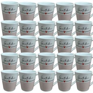 Jogo Caneca Porcelana Gratidao Xícara Café Chá Personalizada em Oferta na Shopee