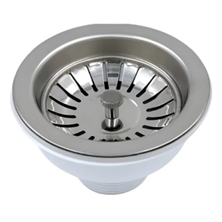 Válvula Pia Cozinha 4 1/2 Inox Com Cesto Removível Ralo em Oferta na Shopee