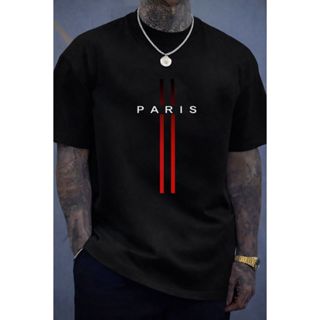 Camiseta Slim Algodão Premium Paris Streetwear Estilosa Básica Casual Dia a Dia Várias Cores em Oferta na Shopee