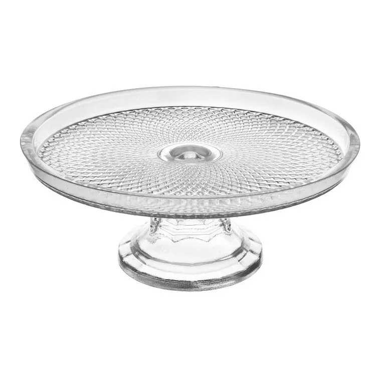 Boleira Prato Para Bolo Com Pé Boleira De Vidro Vitazza em Oferta na Shopee